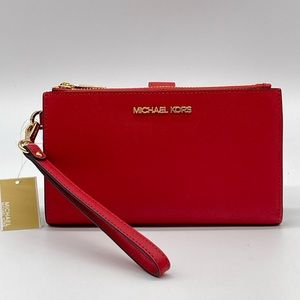 Michael Kors Large Double Zip Wallet Wristlet